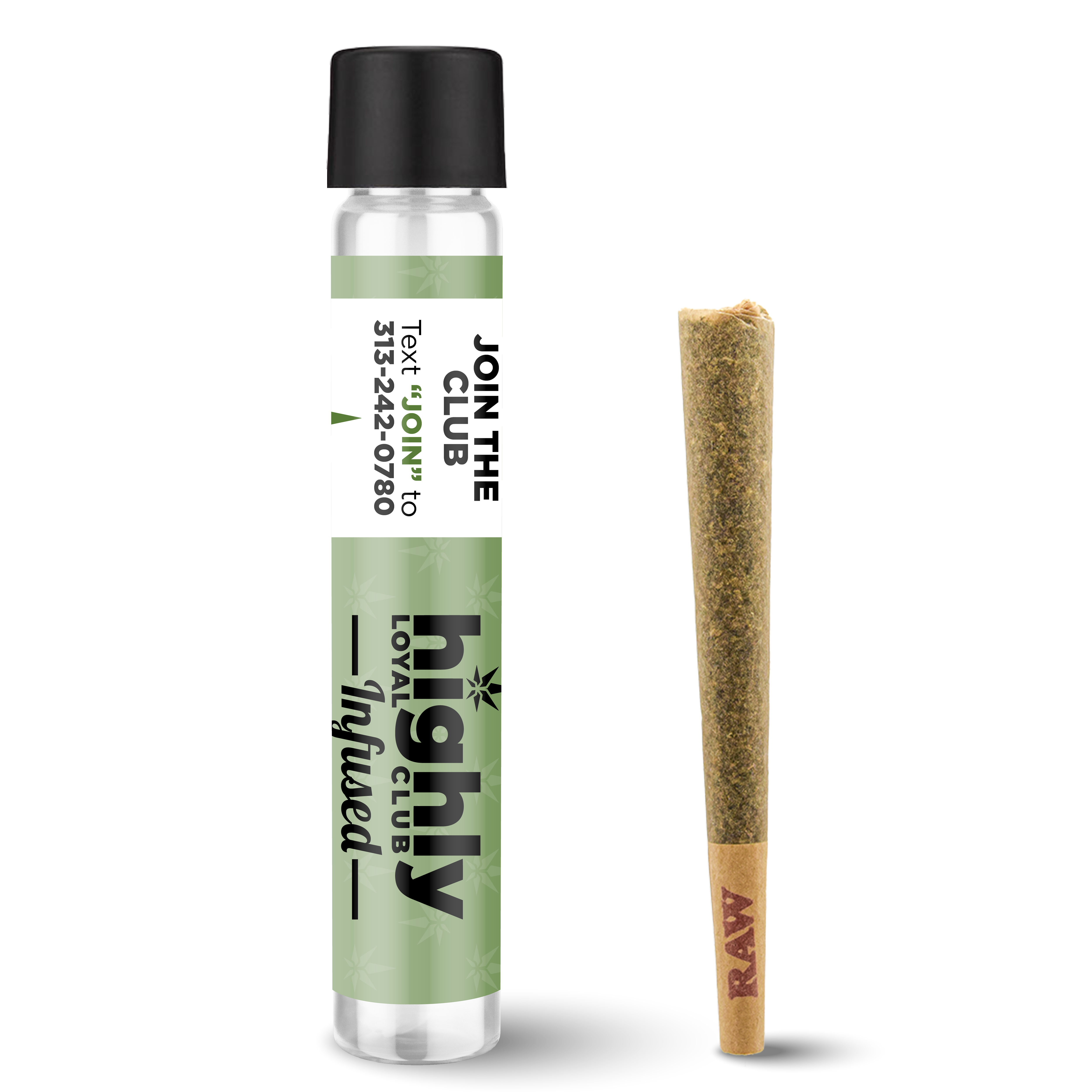 Photograph of product: Highly Loyal Club | Pink Lemonade Infused Pre-Roll | 1.2g
