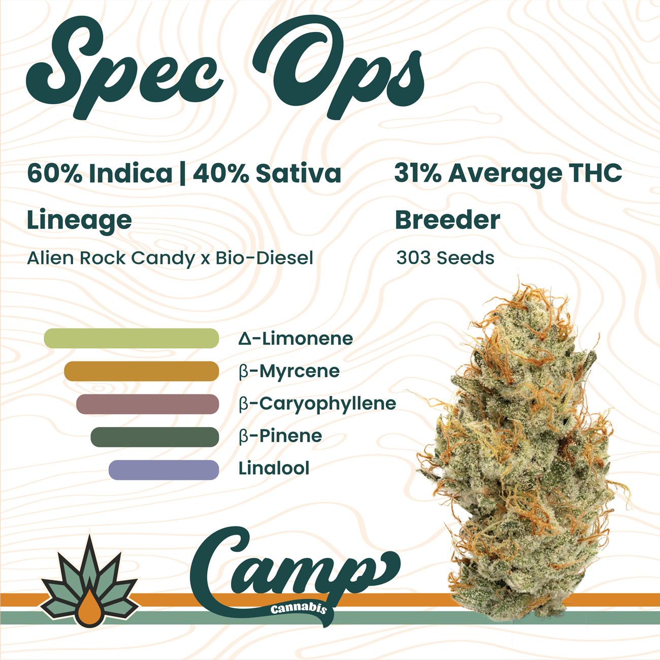 Photograph of product: Spec Ops | 3.5g | Camp