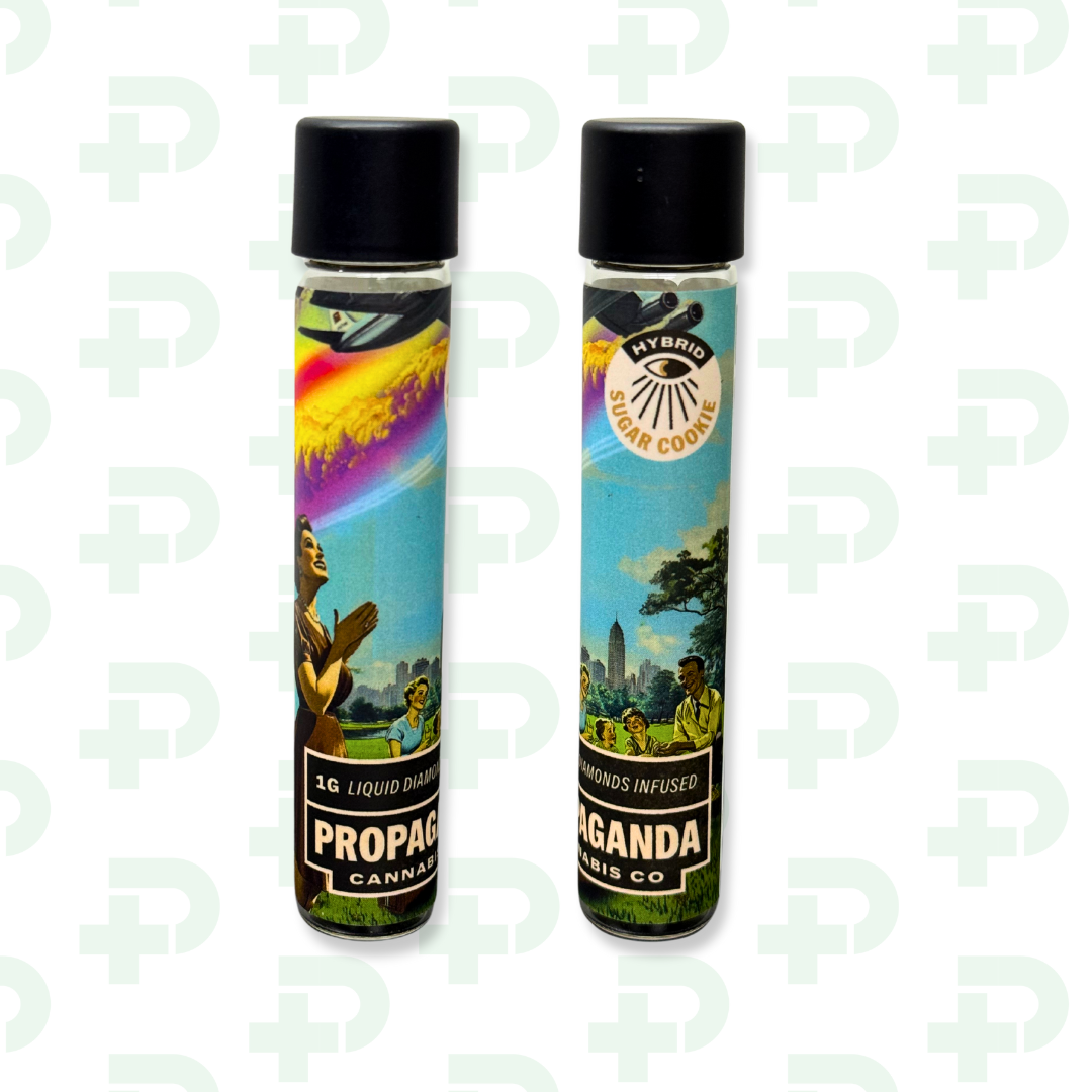 Photograph of product: Propaganda Liquid Diamond Infused Preroll - Sugar Cookie