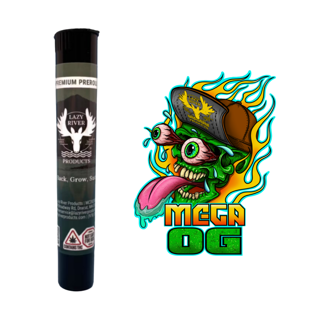 Photograph of product: Mega OG Pre-Roll 2pk (.5g each) (TAX INCLUDED)
