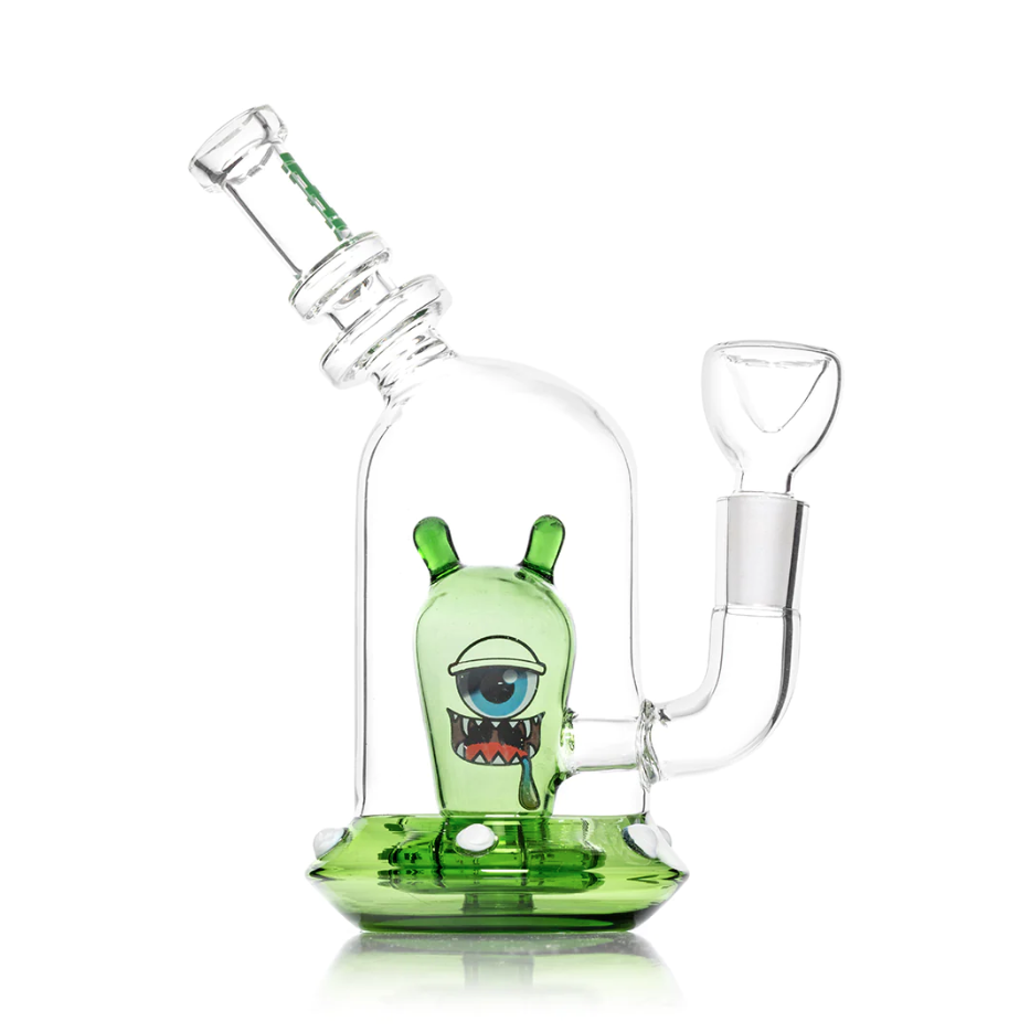 Photograph of product: Water Pipe | Space Monster | Green | 7"