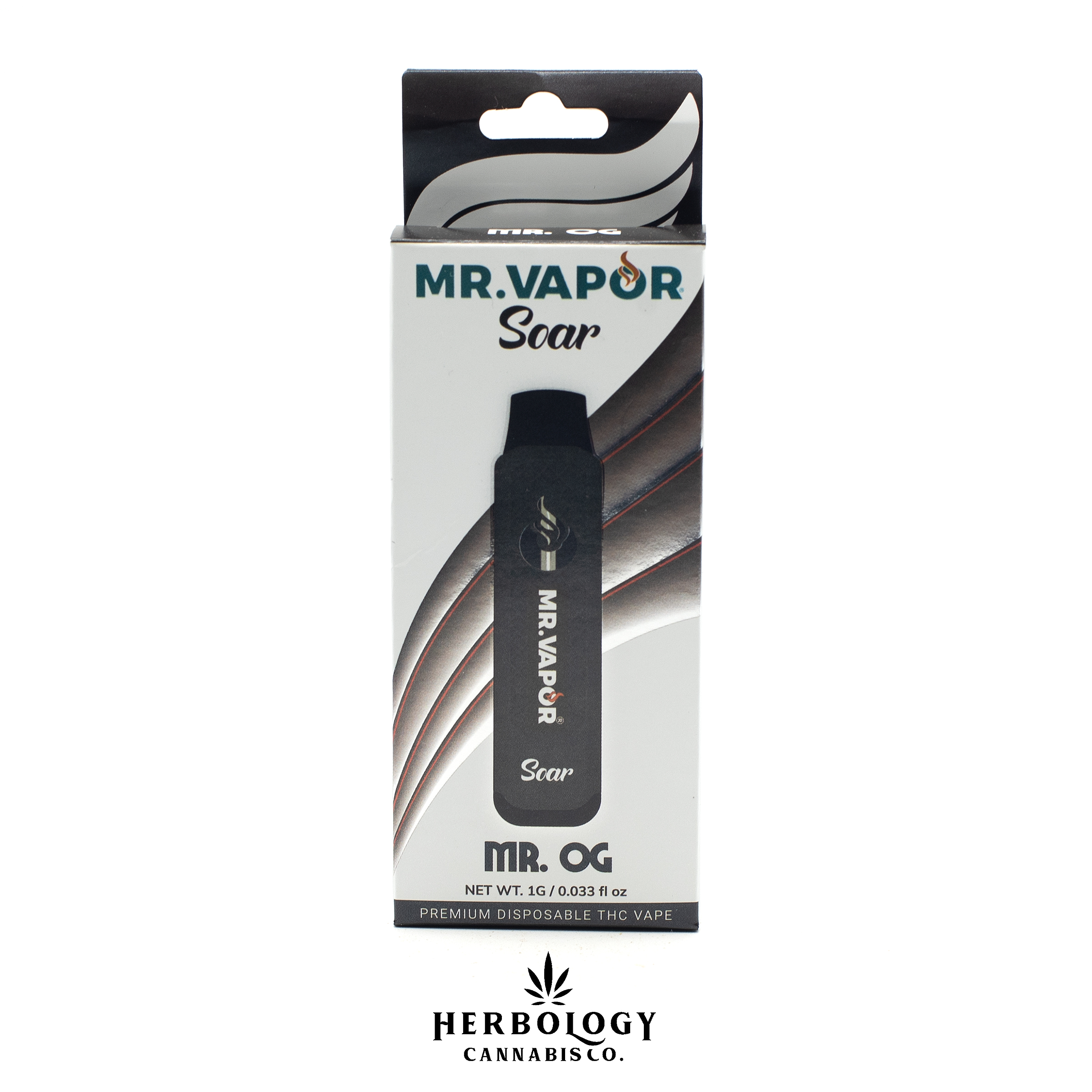 Photograph of product: Mr. Vapor Soar | Disposable Vape | Mr. OG | 1g