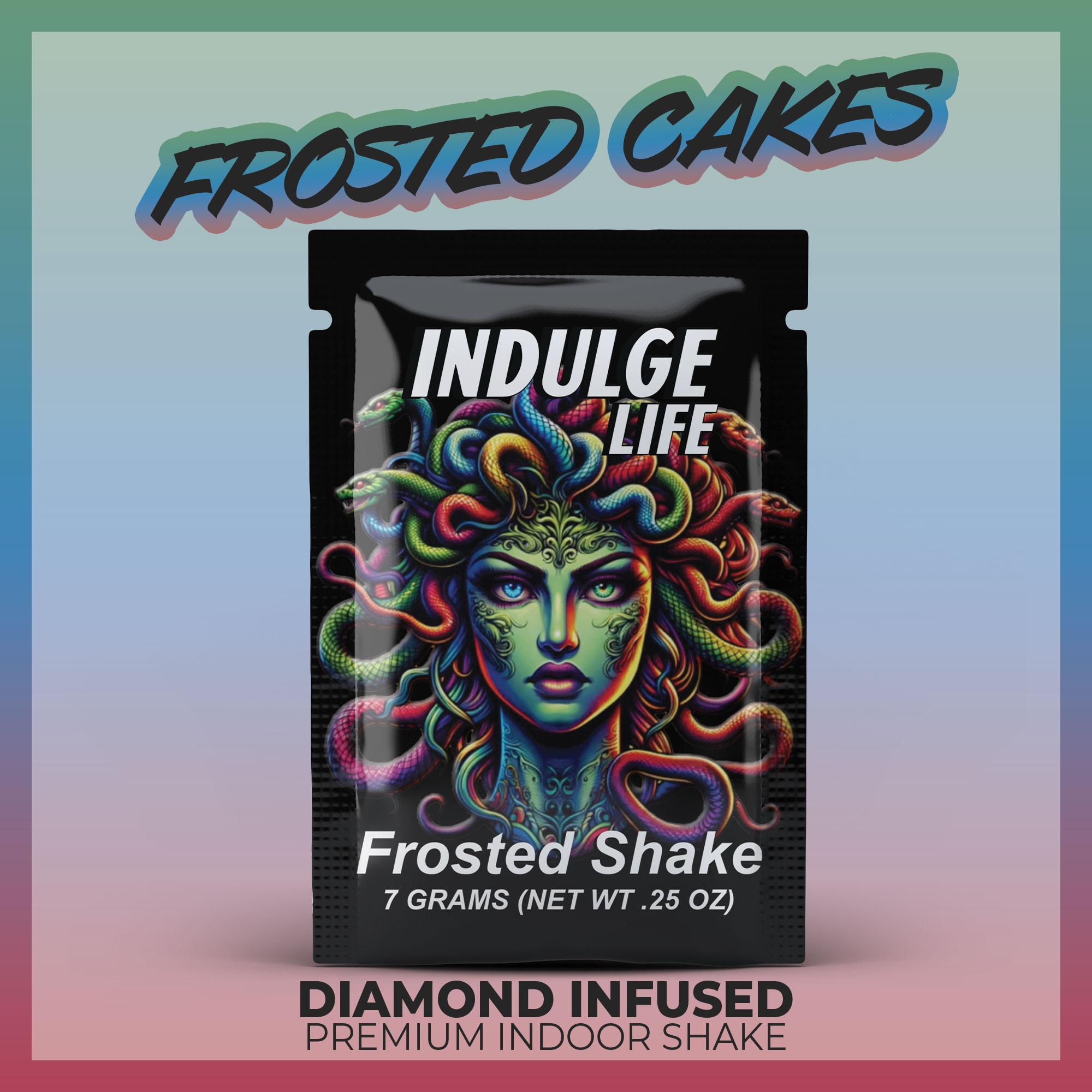 Photograph of product: Infused Flower - Indulge Life - Frosted Shake - Frosted Cakes - (Hybrid) - 32.18% TH-oui