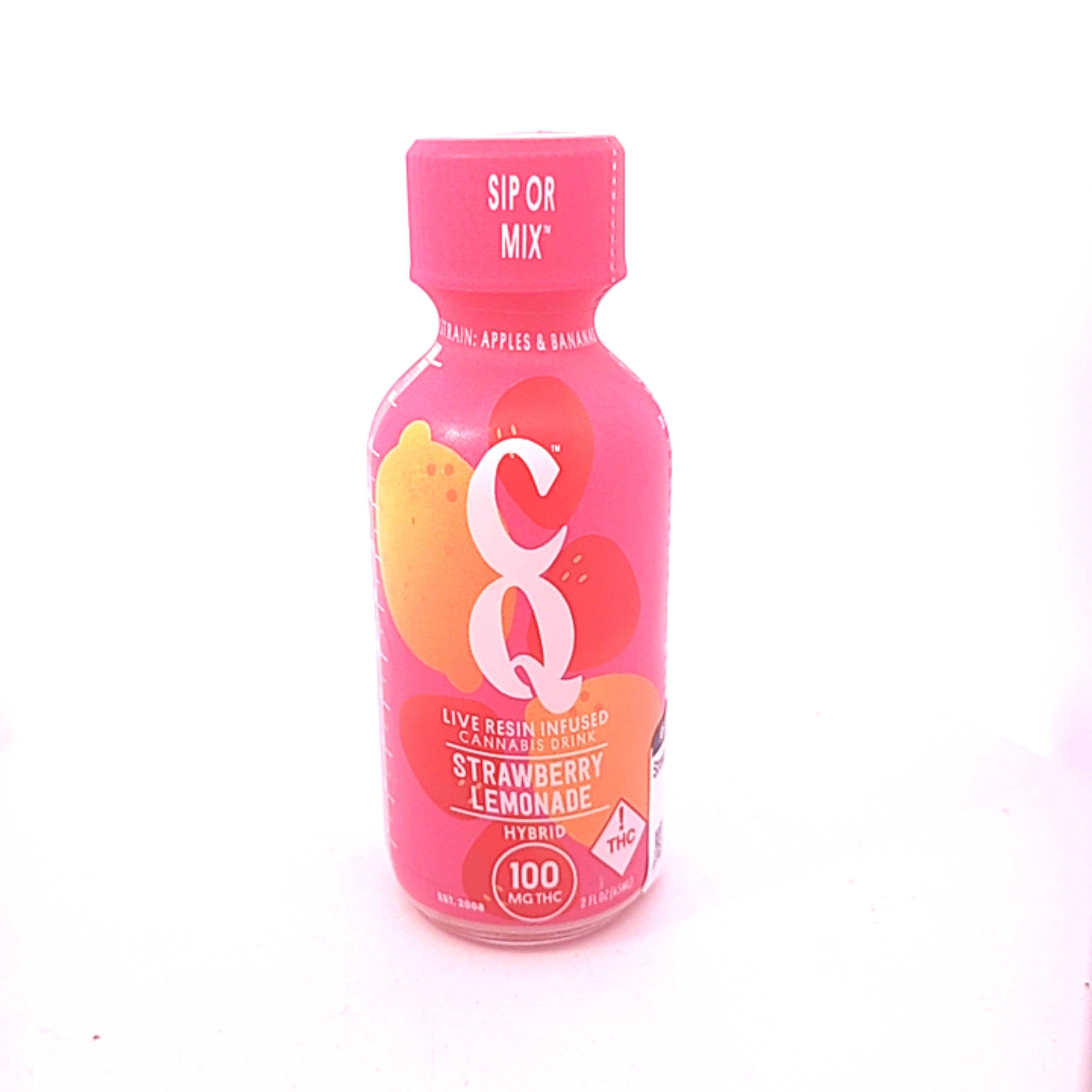 Photograph of product: Elevated - CQ - 100mg - Live Resin - Hybrid -  strawberry lemonade