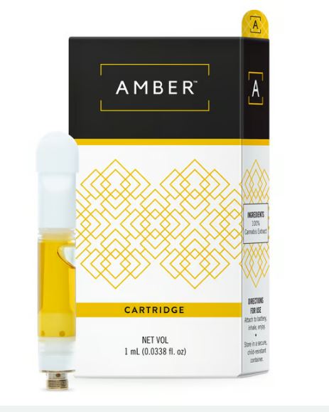 Photograph of Product: Amber Gelato Cake Cured Resin Cart 1g