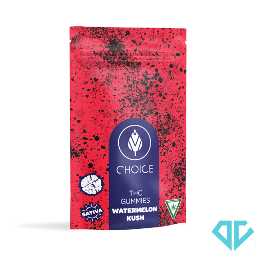 Photograph of product: Choice Watermelon Kush Gummies 200mg (REC)