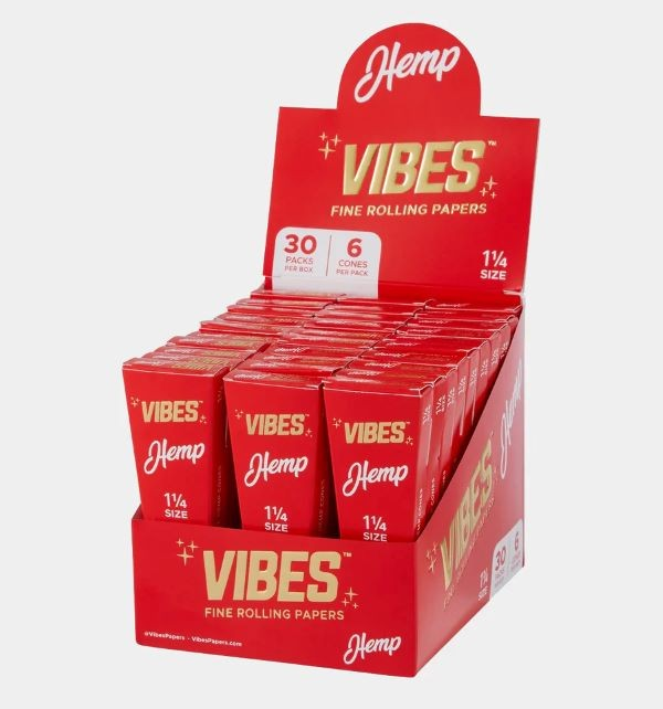 Photograph of product: Hemp Cones (1 1/4-6pk)