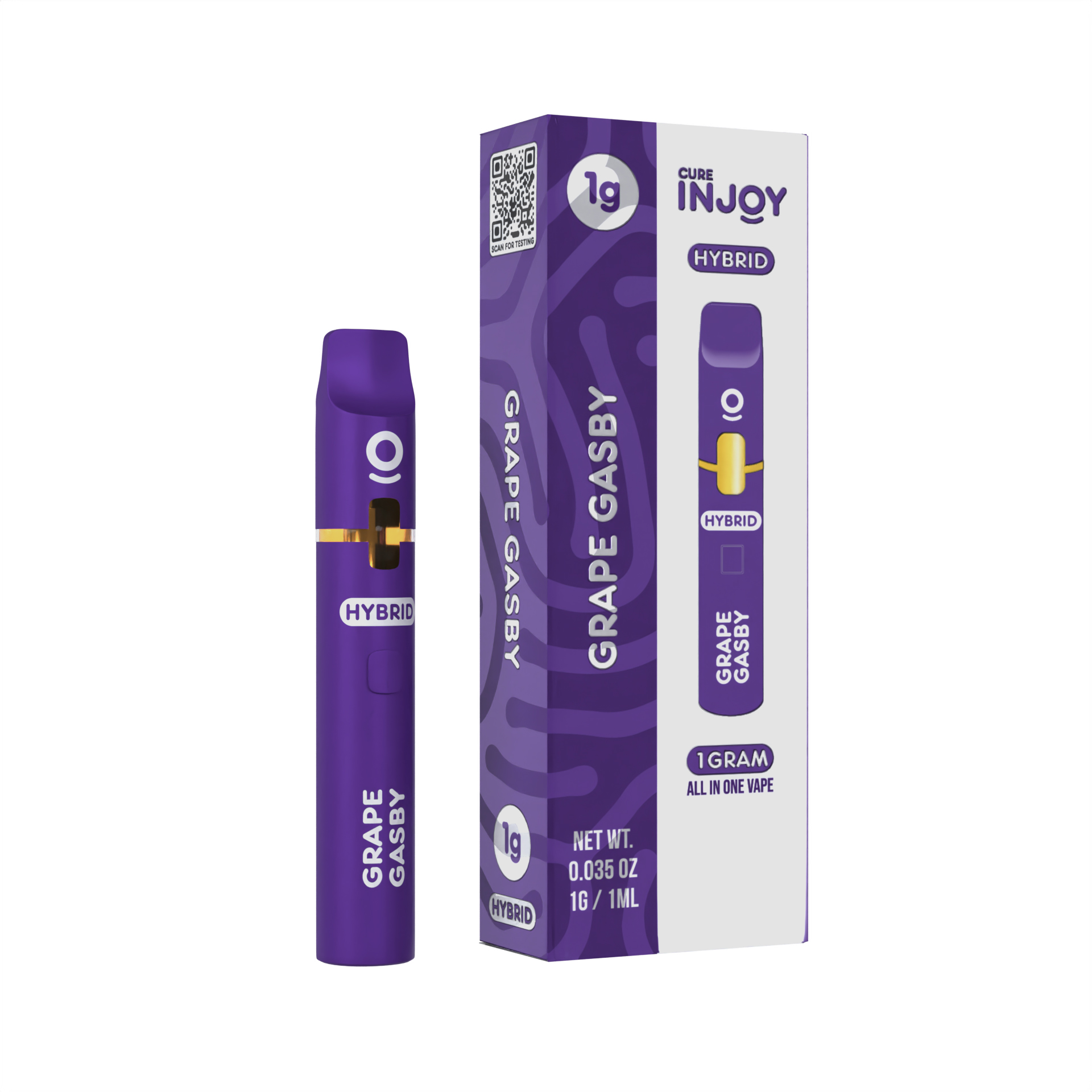 Photograph of product: Cure Injoy - Grape Gasby (Hybrid) All-In-One Vape
