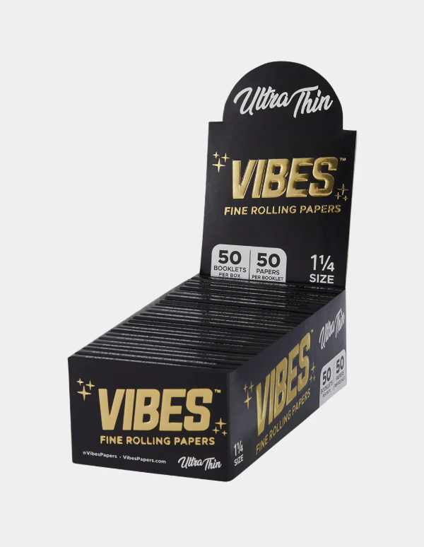 Photograph of product: Vibes Ultra Thin 1 & 1/4 - 50 papers/booklet
