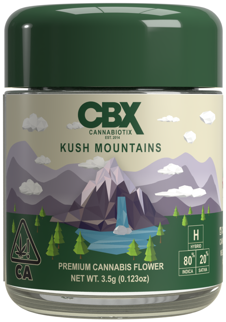 Photograph of product: Cannabiotix - Kush Mountains (Hybrid) Flower - 3.5g
