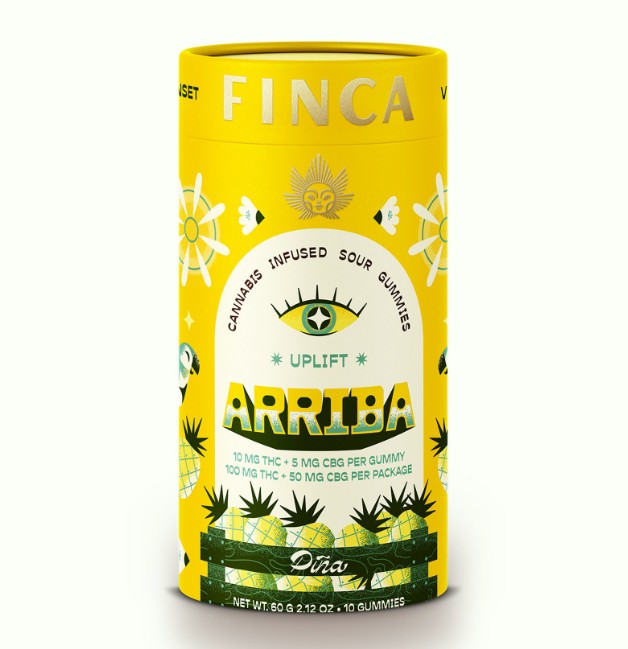 Photograph of Product: Ariba- Pina Uplift | Gummies | 10pk | 100mg