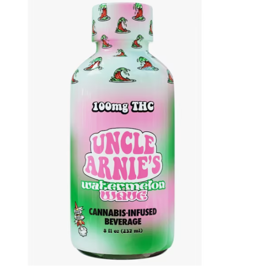 Photograph of product: Watermelon Wave [H] | 8oz 100mg  Beverage | Uncle Arnie's