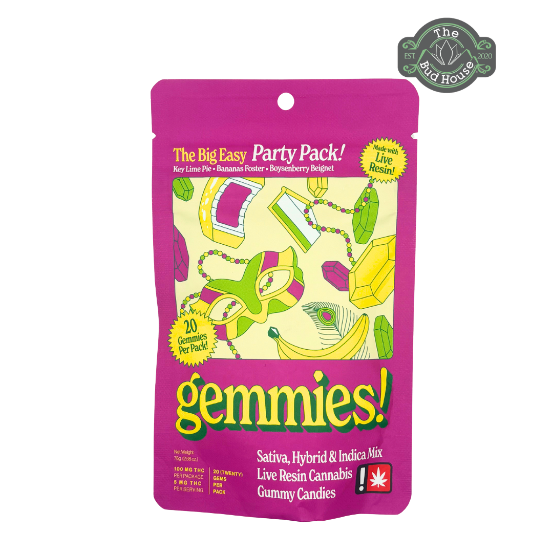 Photograph of product: Gemmies 20pk THE BIG EASY 100mg gummies