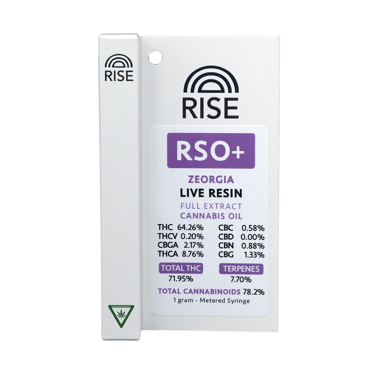 Photograph of product: Rise RSO + Zeorgia