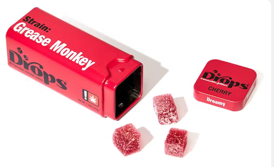 Photograph of product: Dreamy Cherry Solventless Live Rosin Gummies 20pk 100mg Drops