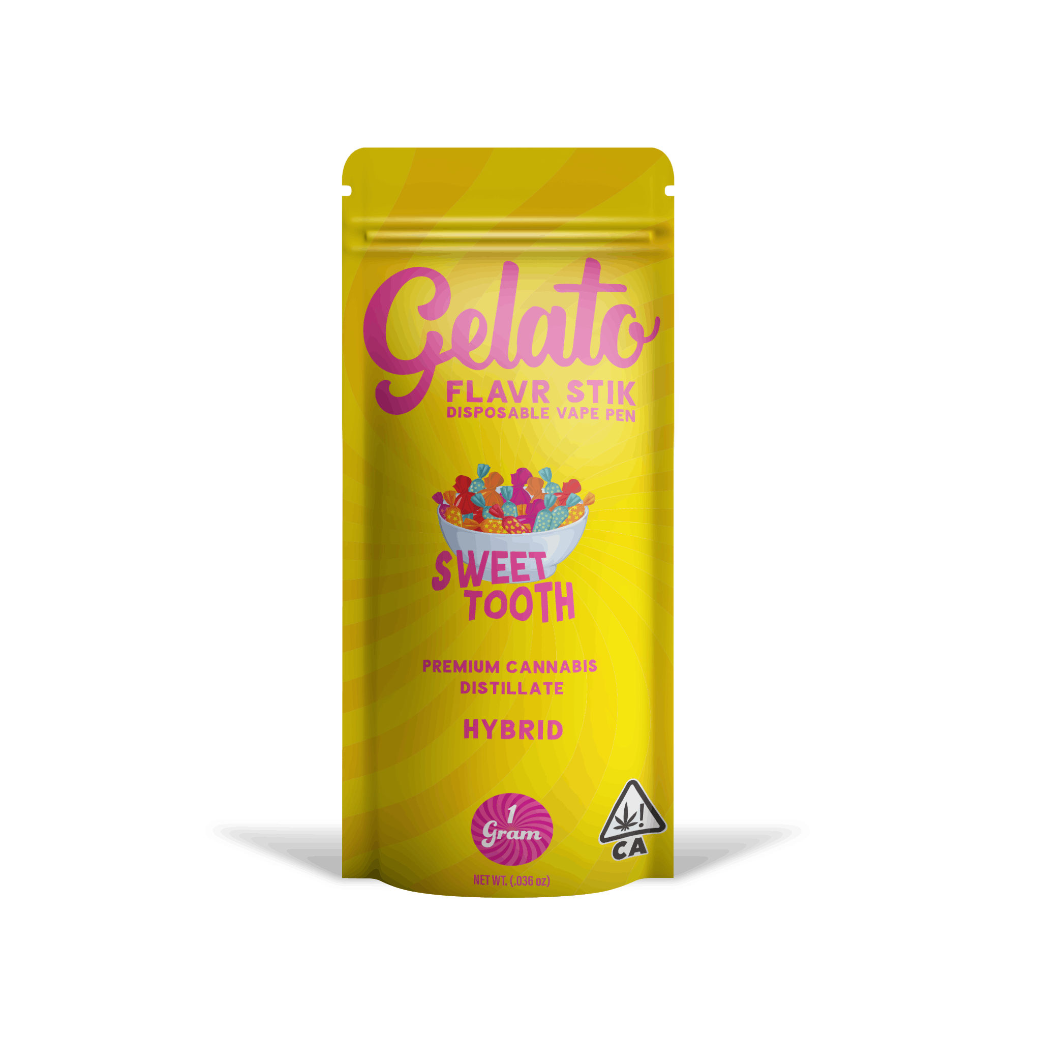Photograph of product: Gelato | Sweet Tooth | All-In-One Vape | 1g