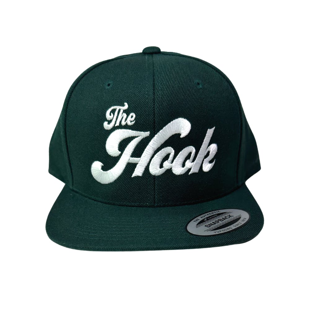 Photograph of product: Throwback Snapback in Spruce Green