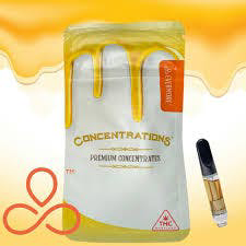 Photograph of product: Concentrations .5g Pineapple Upside Down Cake Live Resin Cart