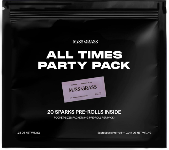 Photograph of product: 20pk Pre-Rolls | All Times | 0.4g