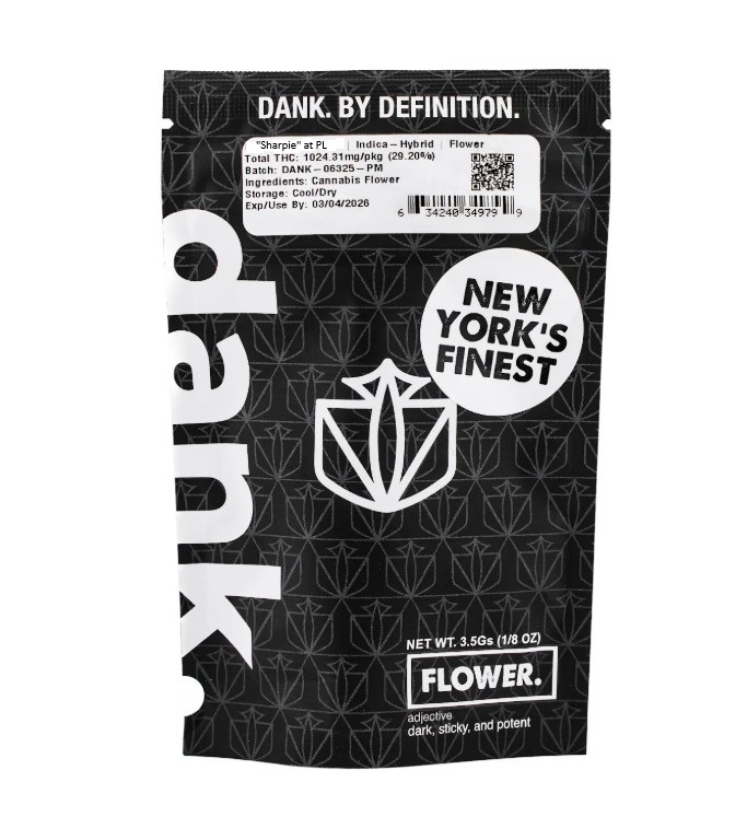 Photograph of product: Dank | Sharpie | Sungrown | Flower - 3.5g