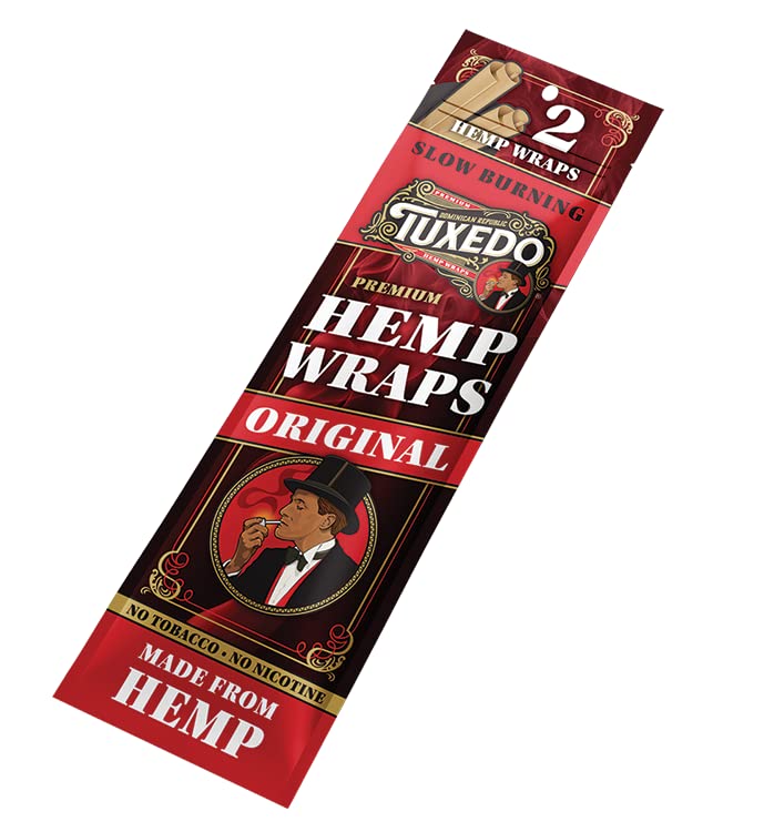 Photograph of product: TUXEDO - Hemp Wraps - Original - 2pk