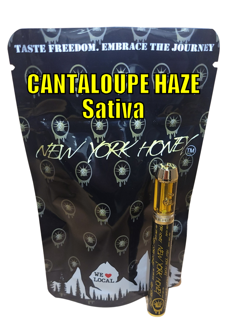Photograph of Product: New York Honey - Cantaloupe Haze Disposable Vape