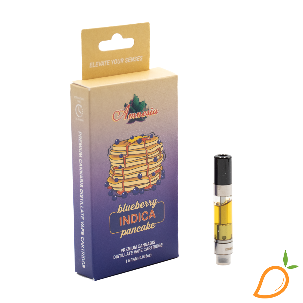 Photograph of product: 1g Blueberry Pancake Vape Amnesia