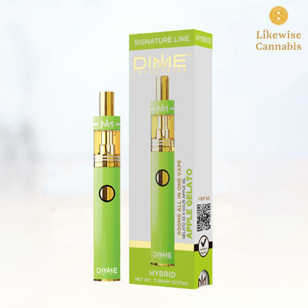 Photograph of product: TROPICAL KIWI 2G OIL DISPOSABLE