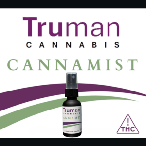 Photograph of product: Truman | 100mg | Mint Canna Mist | Oral Spray