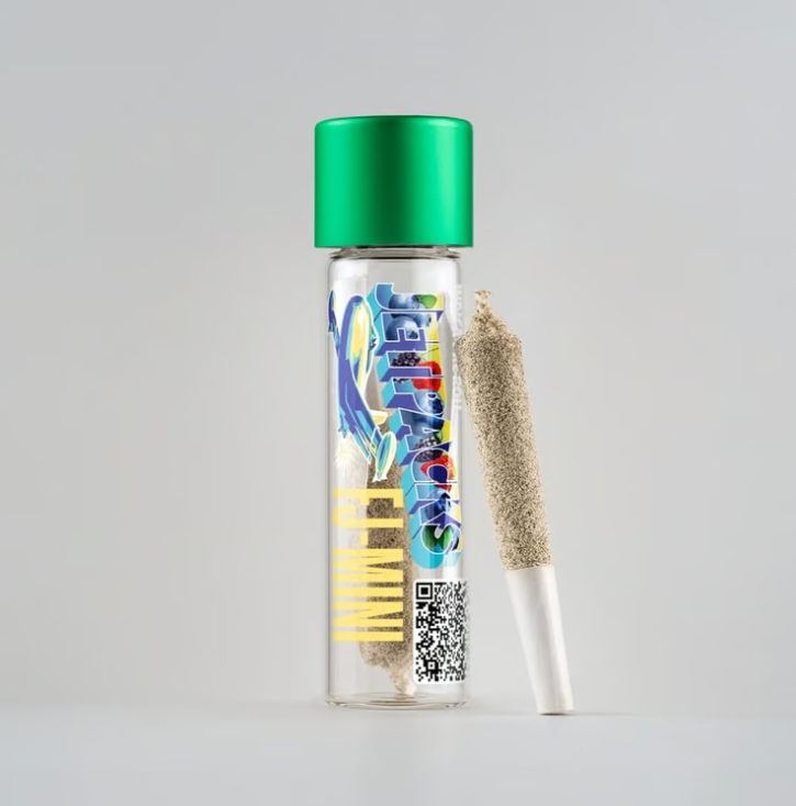 Photograph of product: Jetpacks Blueberry Kush Infused Pre Roll