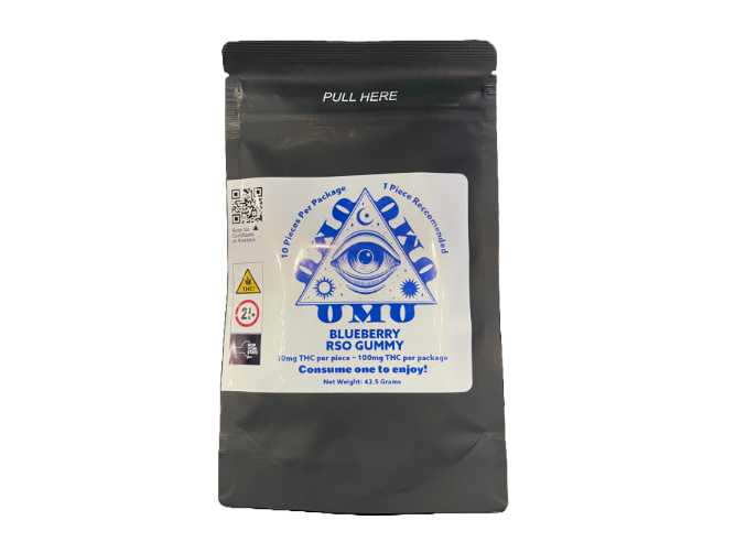 Photograph of product: Blueberry - TH-oui Gummie 10 Pack (100mg)