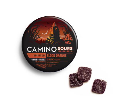 Photograph of product: Camino Sours Blood Orange (Si) GUMMIES 100mg - Kiva Confections
