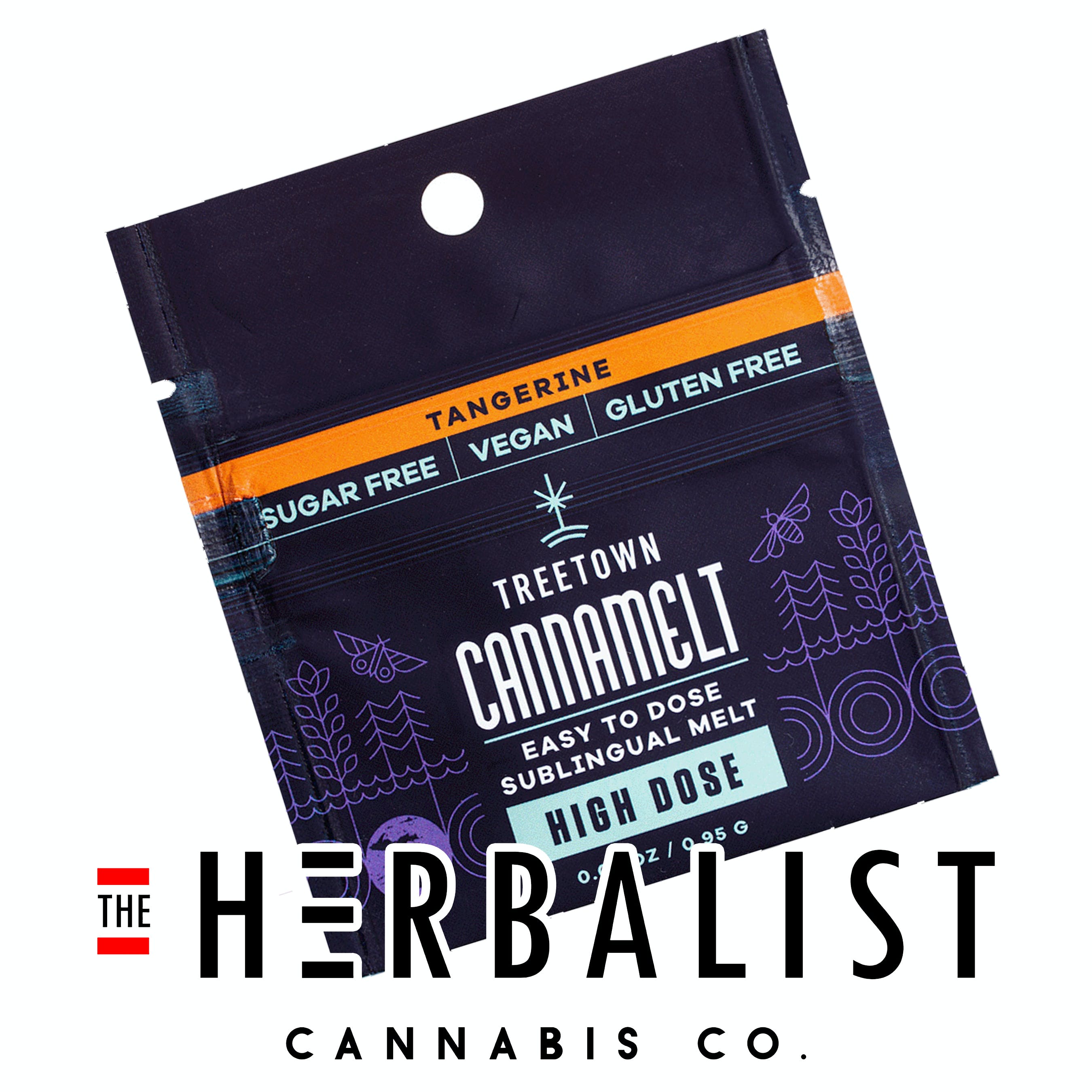 Photograph of product: Treetown Cannamelt 200mg Tangerine