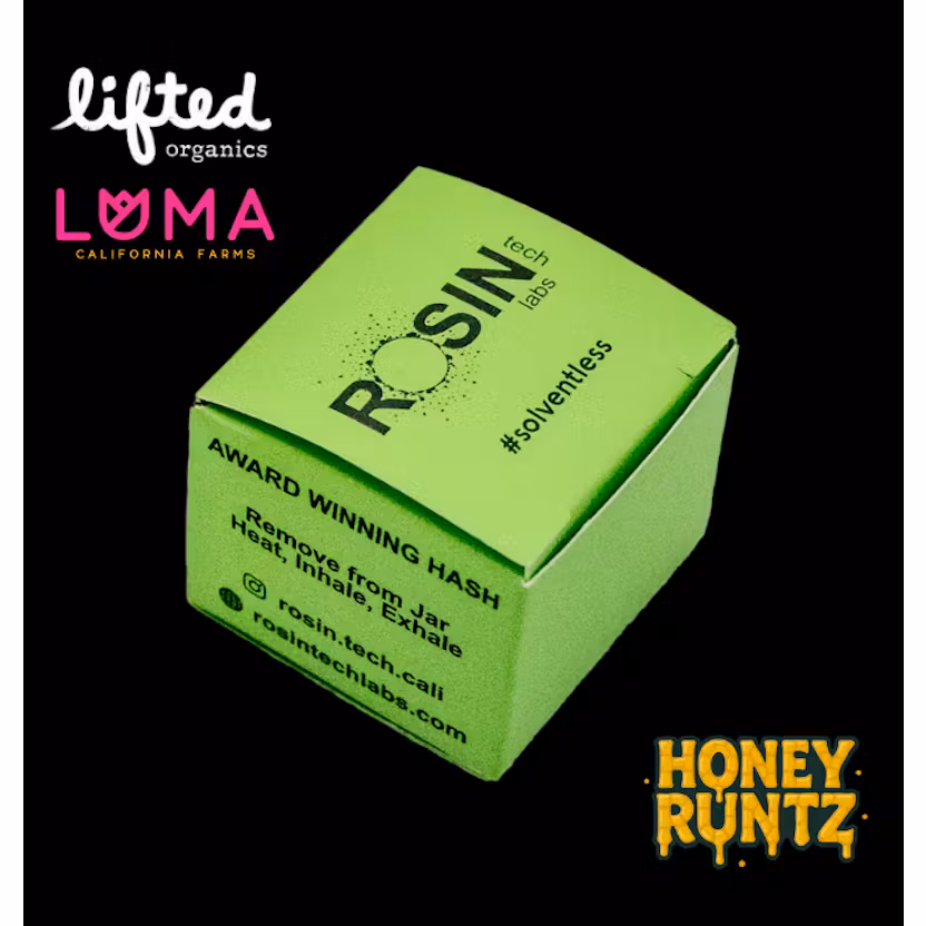 Photograph of product: Honey Runtz Green Label Cold Cure Rosin