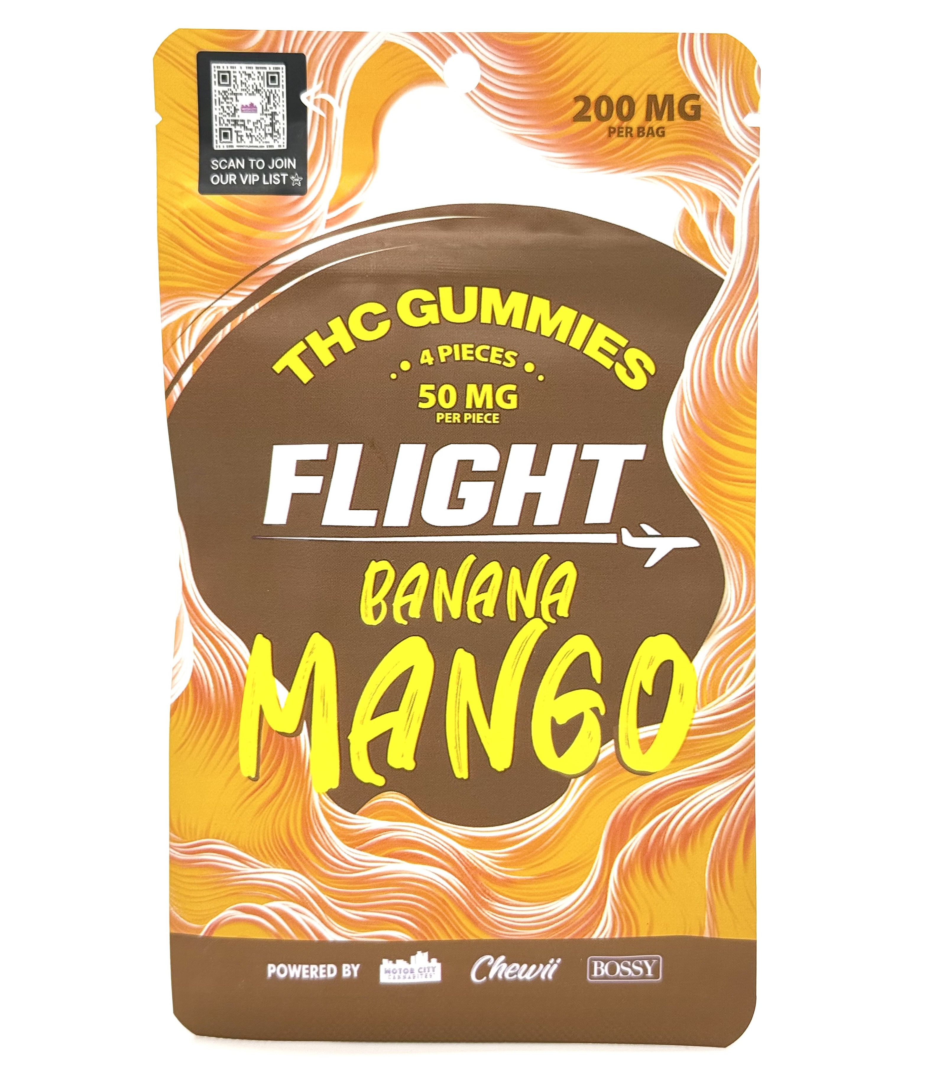Photograph of Product: Flight Banana Mango Gummies 200mg Rec