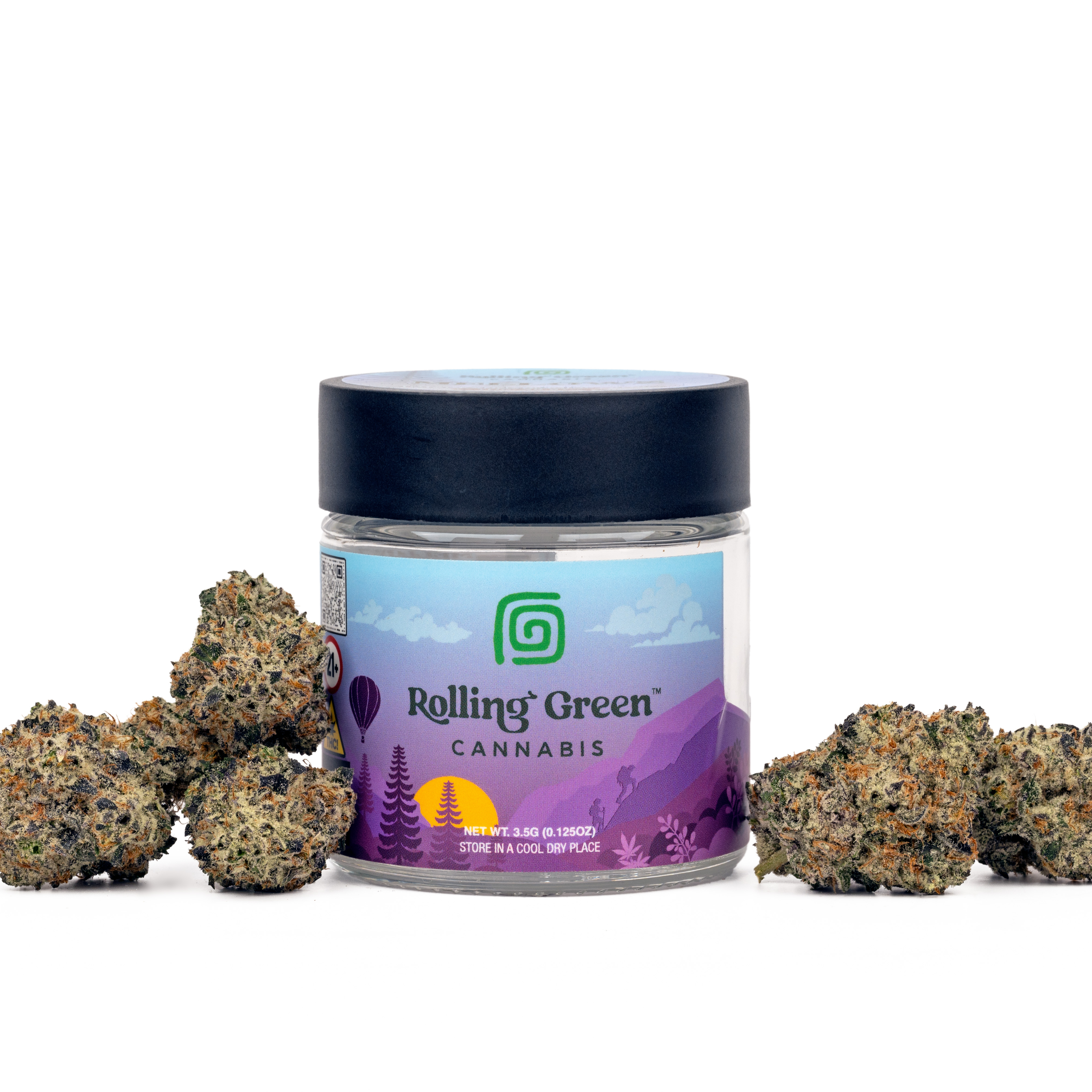 Photograph of product: Rolling Green  |  Oreoz  |  3.5G Flower