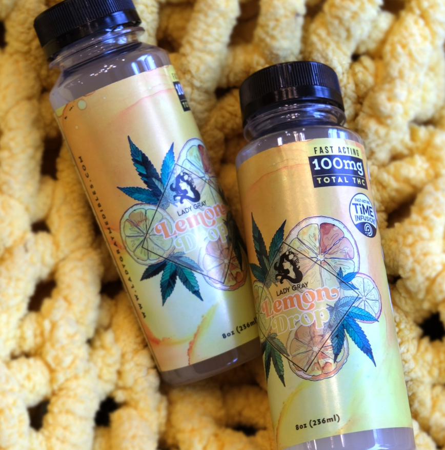 Photograph of product: Lemon Drop (50mg) Fast Acting Shooter by Lady Gray