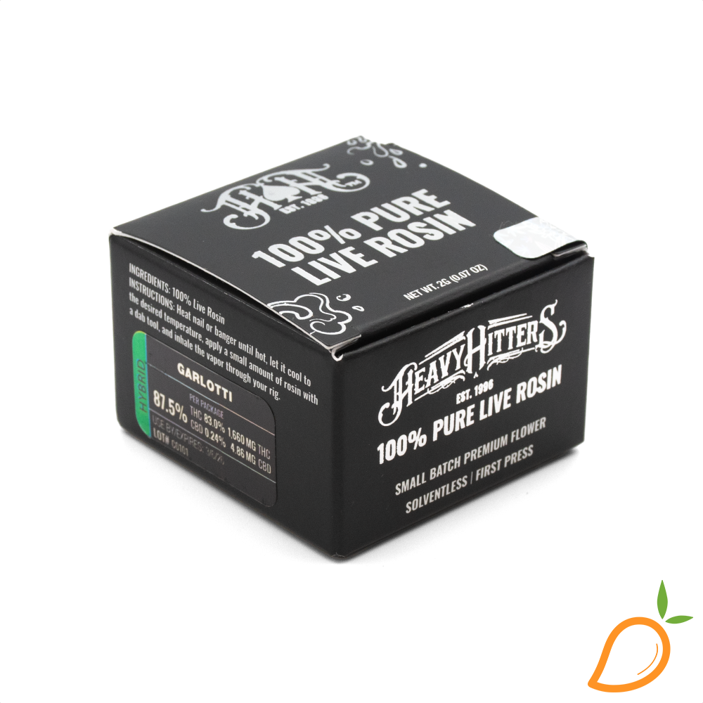 Photograph of product: 2g Garlotti Live Rosin Heavy Hitters
