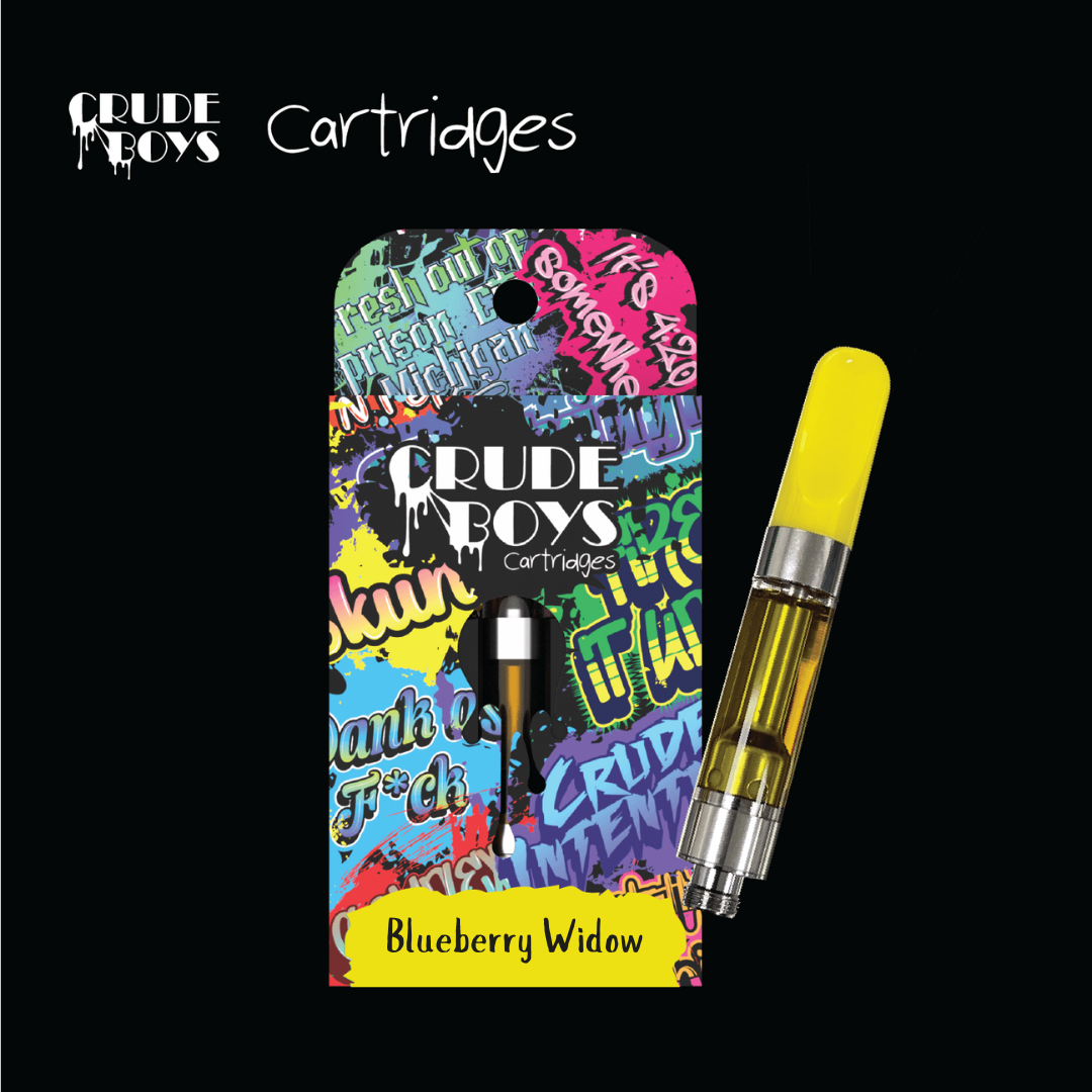 Photograph of product: Crude Boys - Blueberry Widow Cartridge