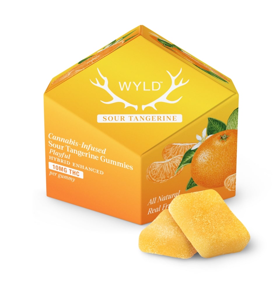 Photograph of product: Wyld Sour Tangerine hybrid- 100mg