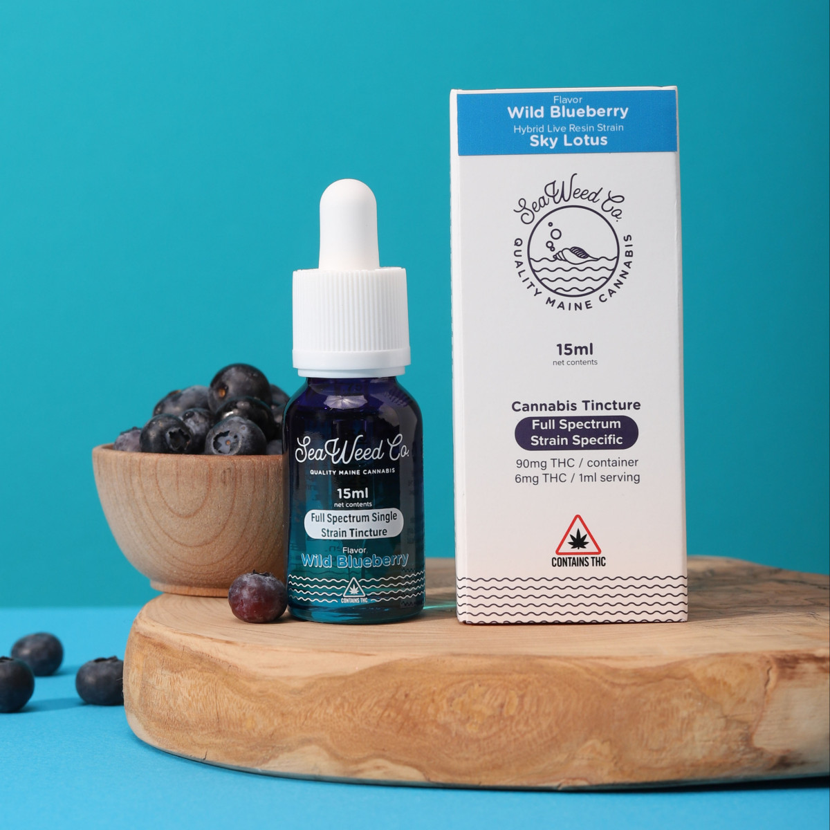 Photograph of product: SWC - Blueberry Thunderpop - Wild Blueberry LR Tincture 90mg