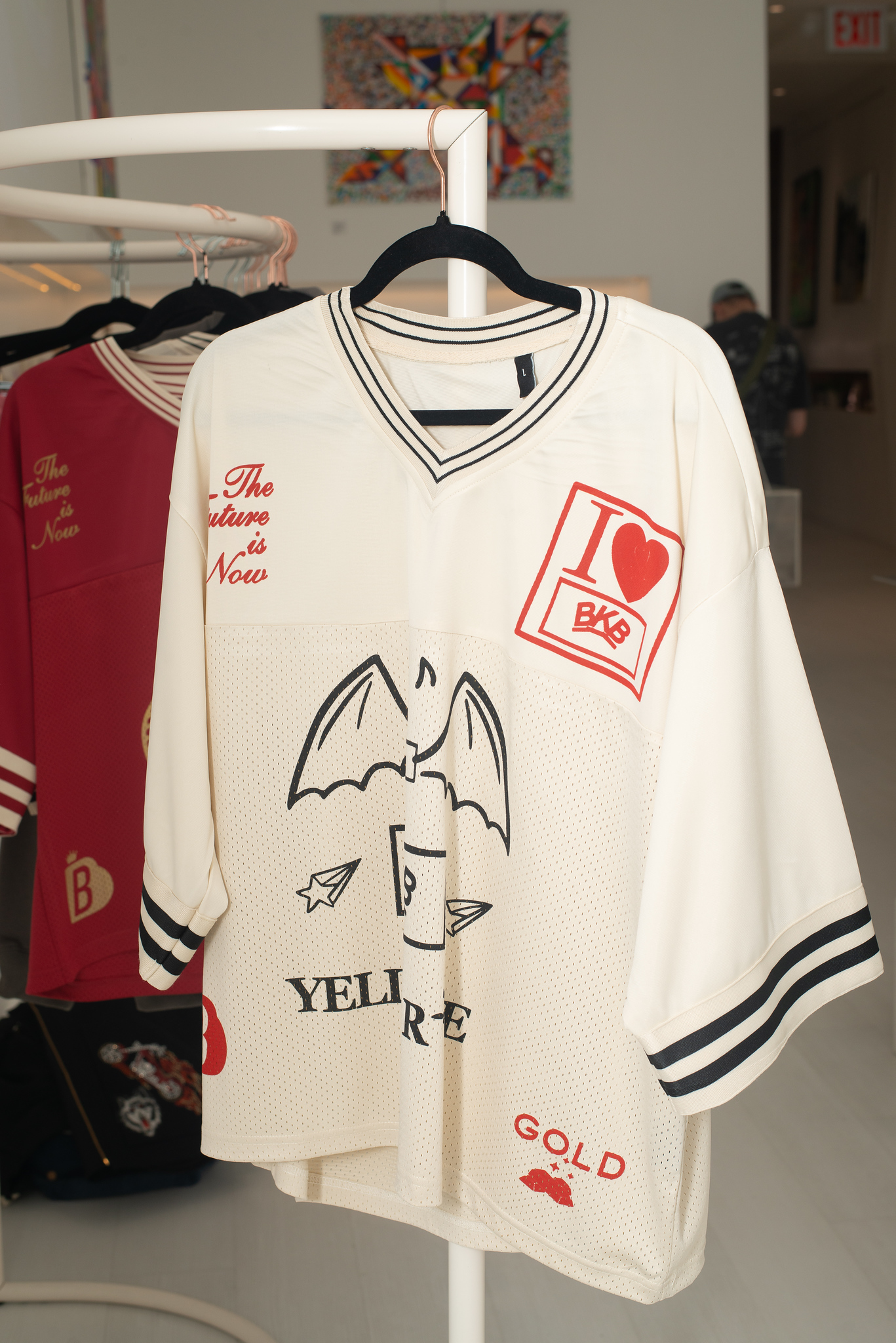 Photograph of product: Brooklyn or Bust | Jersey | Cream | Large