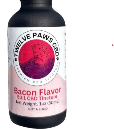 Photograph of Product: Twelve Paws | Bacon Tincture CBD 50:1