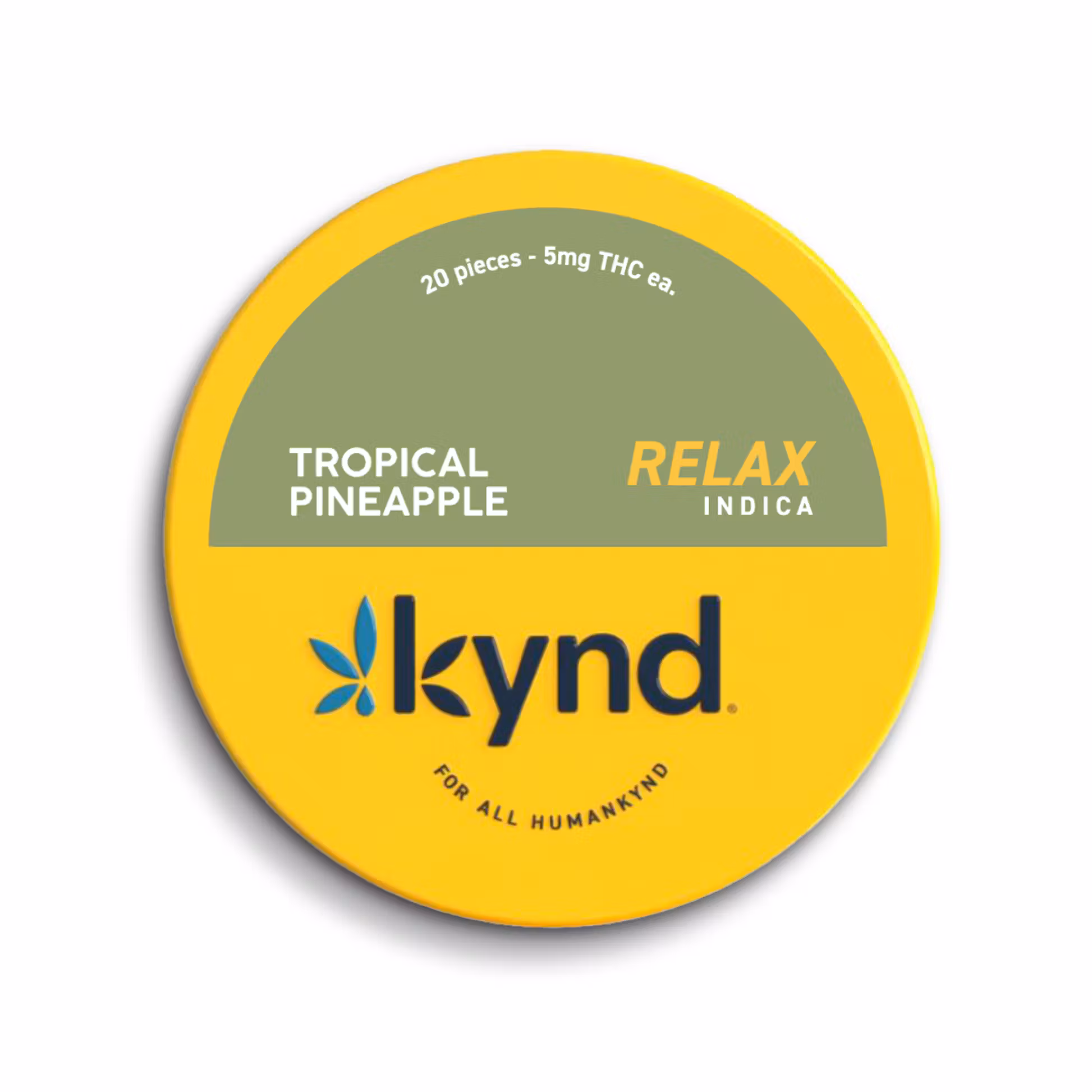 Photograph of product: Gummy - 100mg/20pc - Tropical Pineapple Relax
