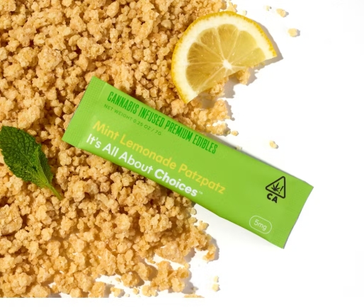 Photograph of product: DF Choices Patz Patz - Mint Lemonade 5mg