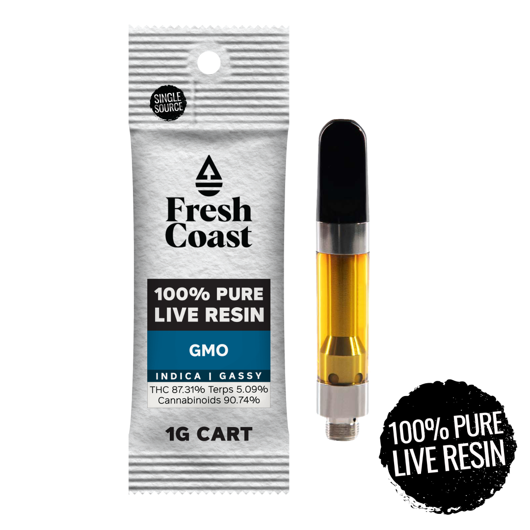 Photograph of product: Fresh Coast - GMO Live Resin Cartridge 1g