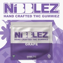 Photograph of product: Nibblez - 200mg Gummies - Grape
