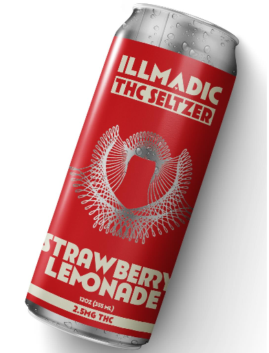 Photograph of Product: Illmadic | Strawberry Lemonade HEMP DERIVED 2.5mg THC