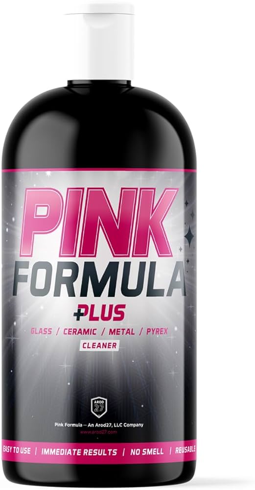 Photograph of Product: Pink Formula | Merchandise | Abrasive Glass Cleaner Plus 16oz
