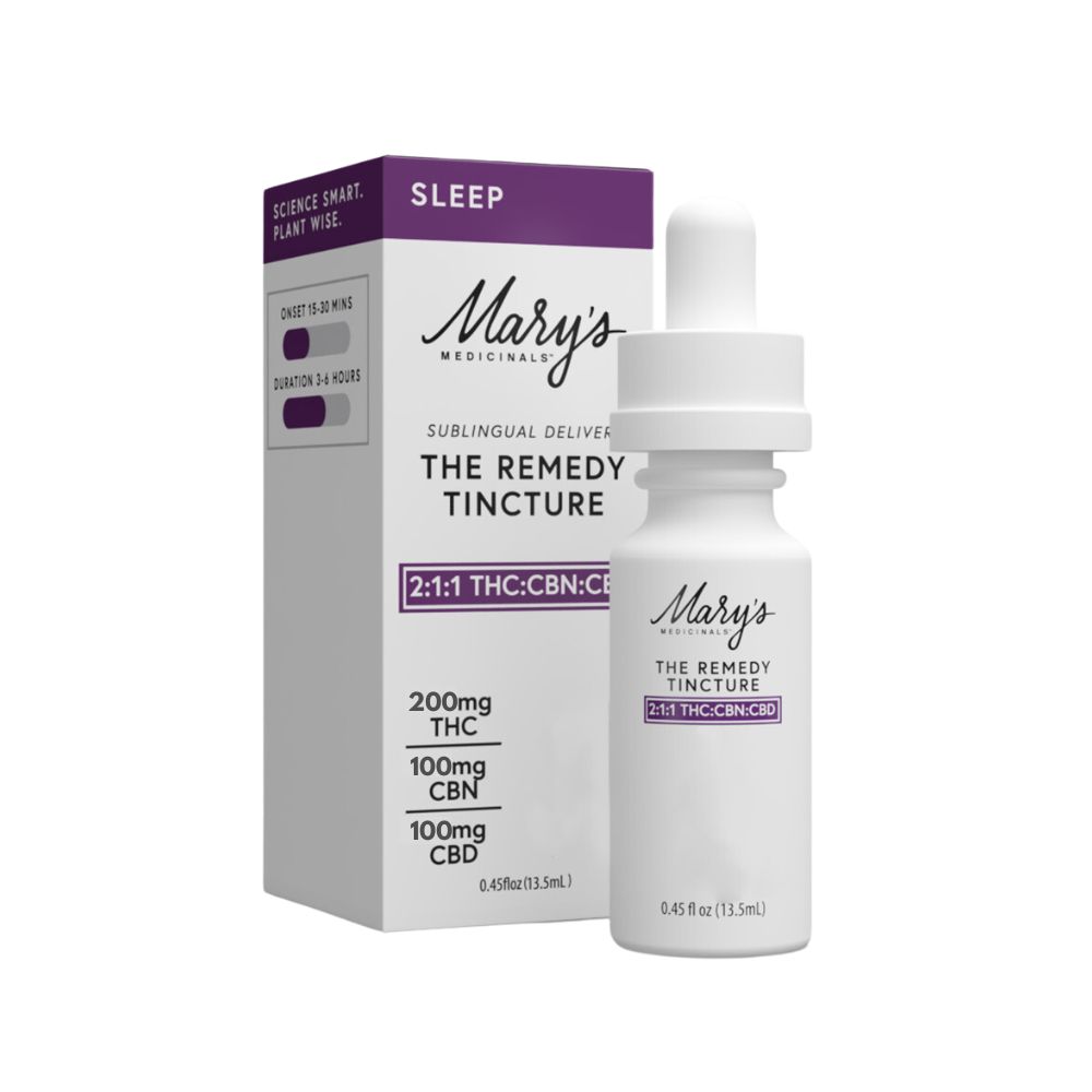 Photograph of product: 2:1:1 TH-oui:CBN:CBD SLEEP TINCTURE - MARY'S MEDICINALS